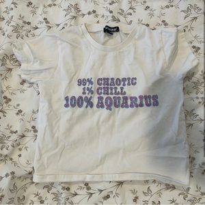 dollskill aquarius baby tee